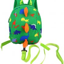 DD Toddler Boys Girls Kids Dinosaur Backpack, Cartoon Safety Anti-Lost Strap Rucksack with Reins
