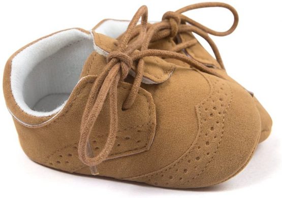 Infant Baby Boys' Shoes PU Sneakers Brown Size US 3 - Image 4