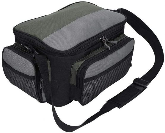 Fishing Storage Bag, Wear-resistant Fishing Lures Bag with Adjustable Belt Fishing Tackle Accessory - Image 2