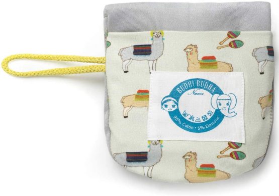 Clever Toddlers&Baby Linen Napkins By BUDHI BUDHA®/Oekotex Organic GOTS Cotton/Large Bibs/Baby Bibs For Weaning/With Integrated Carry Pouch/Bibs For Toddlers&Weaning Bibs 3 To 10Y/Plastic FREE/Lamas - Image 3