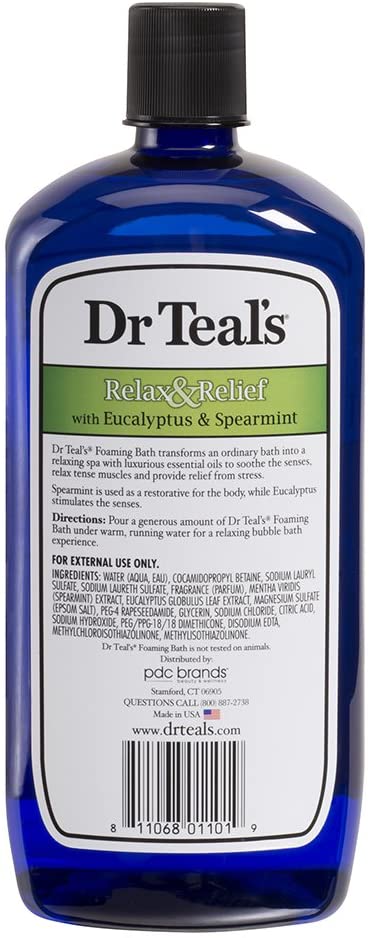 Dr Teal's Foaming Bath Eucalyptus 1L, No Color, 1 l (Pack of 1) - Image 2