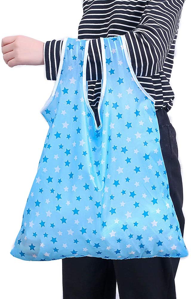 Kaxich 6 Pack Foldable Shopping Bags Reusable Grocery Shopping Tote Bags Eco-friendly Travel Recycle Folding to fits in Pocket - Image 4