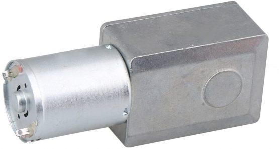 BQLZR DC 12V 0.6RPM Square Low Speed High Torque Turbo Worm Geared Motor Right Angle Gear Motor - Image 2