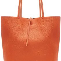MONTTE DI JINNE- 100% GENUINE LEATHER LARGE SHOPPER TOTE SHOULDER HANDBAG WITH FLAT LEATHER HANDLES | GIFT FOR WOMEN, GIFT FOR LADIES