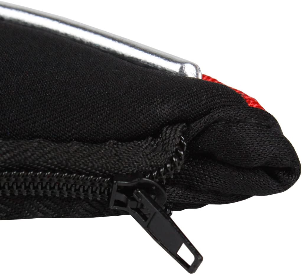 Andux Neoprene Golf Iron Club Head Covers with Zipper RH 10pcs/set Black/red, Black / Red - Image 4