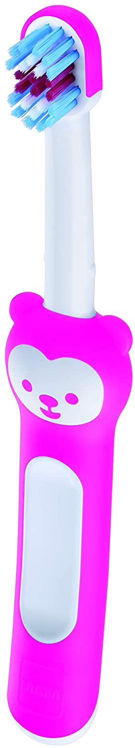 MAM Baby's Brush, Pink, 1 count (Pack of 2) - Image 4
