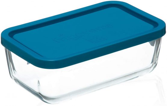 Frigoverre J600302 - Rectangular container 21x13 cm. Frigove blue