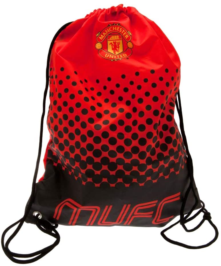 Manchester United FC 2427 Children's Unisex Drawstring Bag, Red