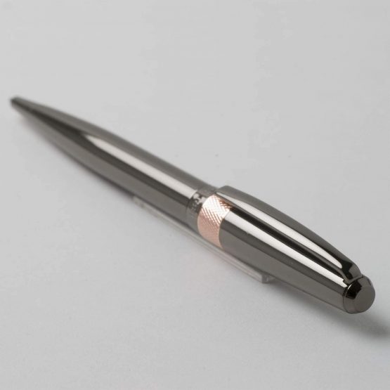 Cerruti 1881 Canal Ballpoint Pen - Dark Chrome - NSW8414D - Image 2