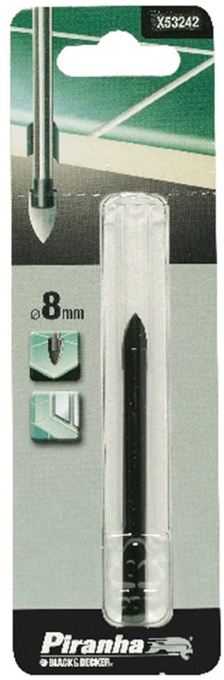 Piranha Tile and Glass Drill Bit, 8 mm