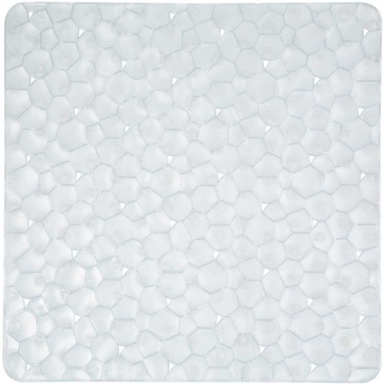 Spirella 10.13517 Bionic Clear Plastic Bath Mat 55 x 55 cm Transparent