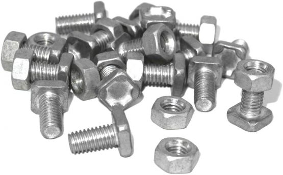 KINGLAKE 50 Sets Greenhouse Nuts and Bolts, Hex Nuts and Square Head Bolts for Installing and Fixing Greenhouse - Image 4