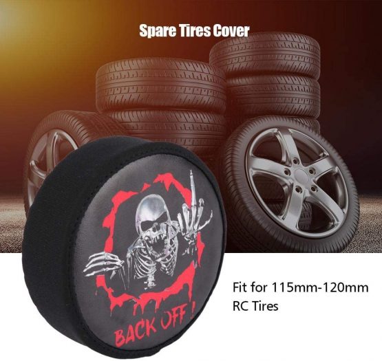 Dilwe RC Car Tire Cover, Spare Tires Cover Compatible withTraxxas TRX4 Wheel RC Crawler Part Accessory(Skeleton) - Image 2