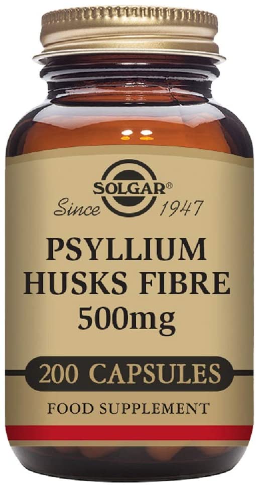 Solgar Psyllium Husks Fibre 500 Mg Vegetable Capsules, Pack of 200, High in Soluble Fiber, Vegan, 200 count (Pack of 1) - Image 3
