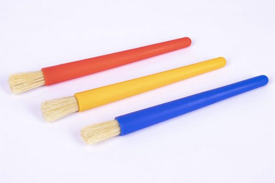 Jumbo Plastic Round Tip Brushes 3pcs - Image 3