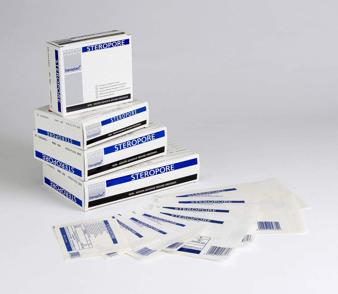 Steropore Adhesive Wound Dressings (8.6cm x 6cm)