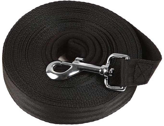 Vivifying Training Lead for Dogs 10m/32ft Nylon Long Line Dog Lead with Padded Handle - Image 2