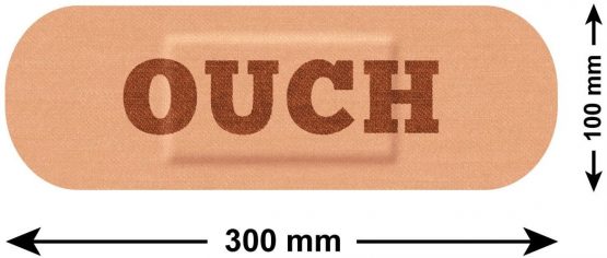 ZygoMax Ouch Car Sticking Plaster - Car Decal for Dents and Scratches - Image 2