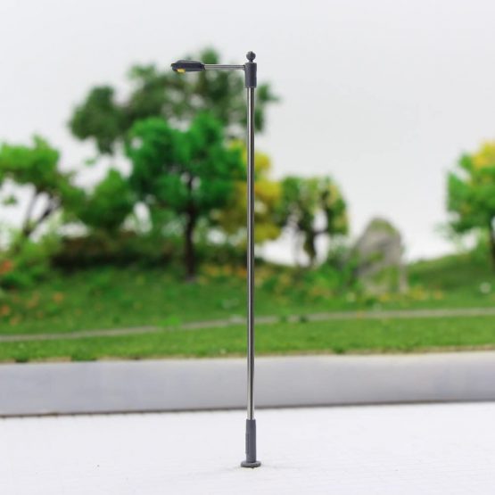 Evemodel LQS10W 10pcs Model Railway Train Lamp Post Street Bright White Lights HO OO Scale LEDs NEW - Image 3