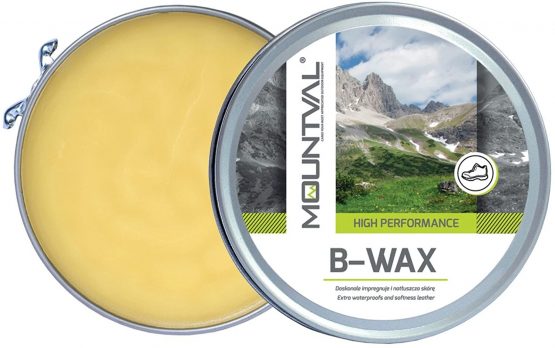 Mountval B-Wax, Waterproofing Wax For Leather Shoes And Boots, Transparent,Natural, 1 tin 100ml