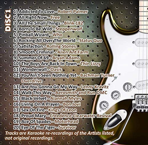 Mr Entertainer Big Karaoke Hits of Classic Rock - Double CD+G (CDG) Pack. 40 Top Rock Songs - Image 3