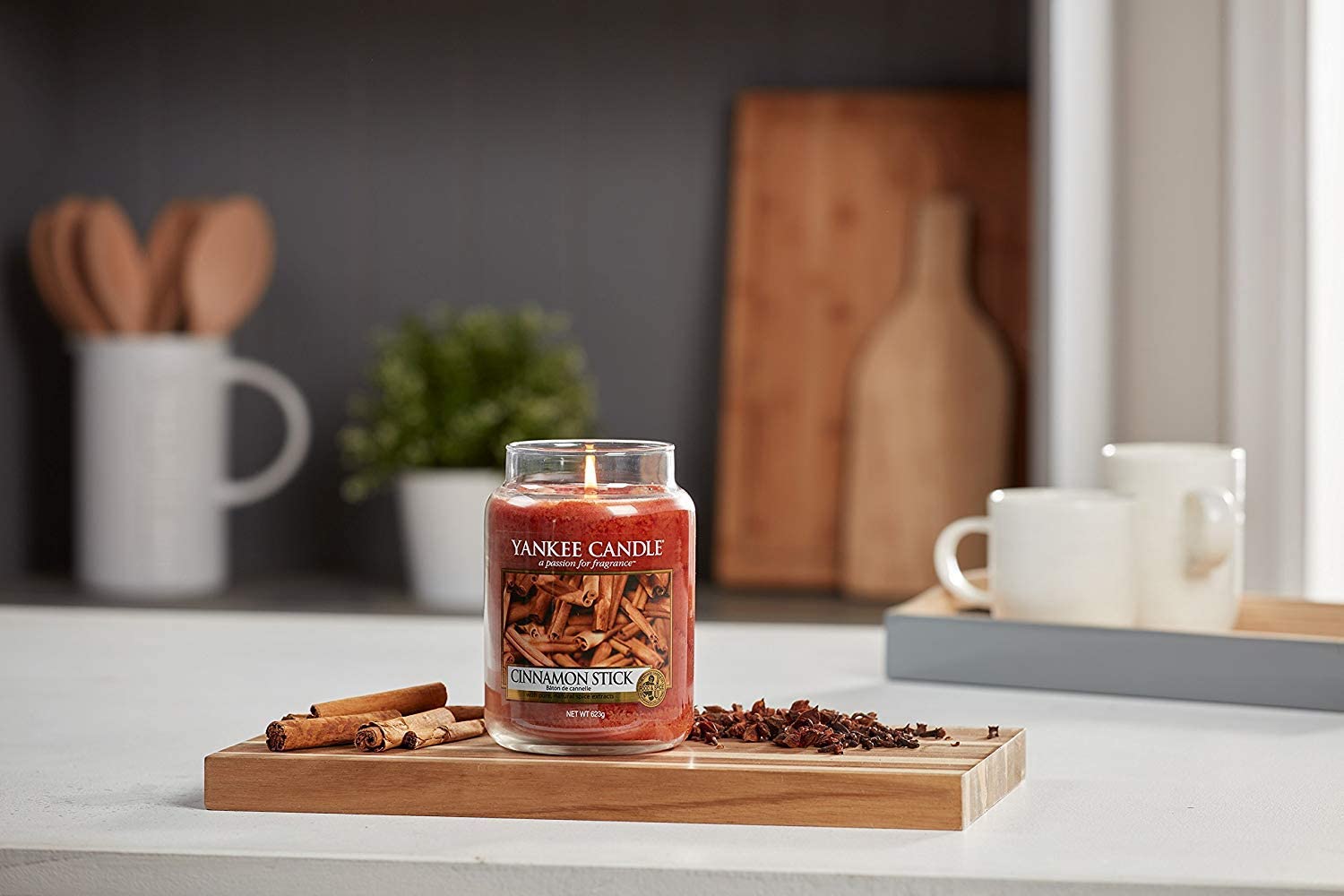 Yankee Candle Scented Candle, Cinnamon Stick, large jar candle - Image 3
