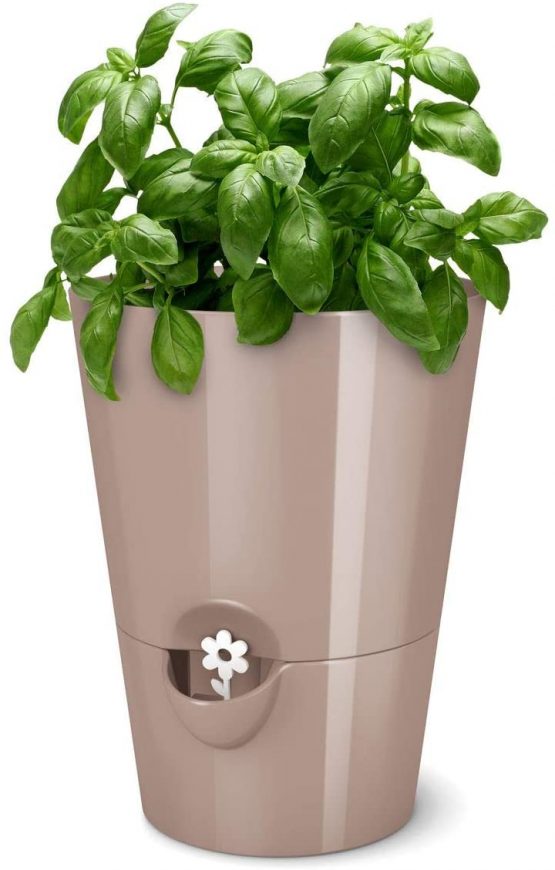 Emsa Fresh Herbs M5250200 Self-Watering Herb Pot Sepia Rose - Image 2