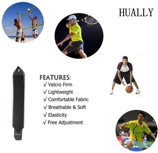 Hually Wrist Support, 2 Pack Wrist Brace for Men and Women Adjustable Breathable and Comfortable One Size Fits all,wrist straps, wrist wraps, Wristbands for Sports gym Weightlifting Bench Press etc - Image 4