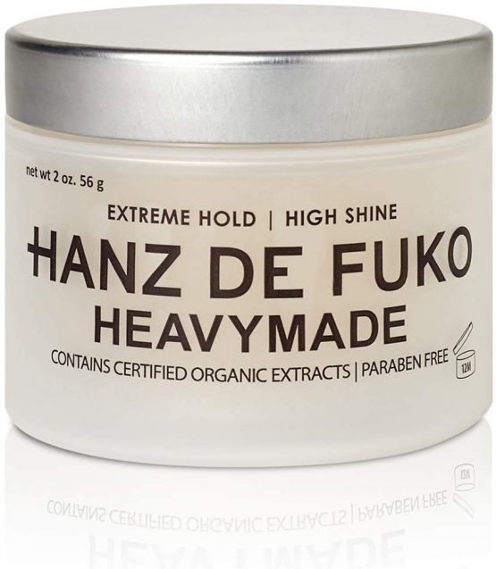 HANZ DE FUKO Heavymade Pomade | Premium Water-Based Styling Paste with Humidity-Resistant All-Day Hold | All Hair Types | 56g