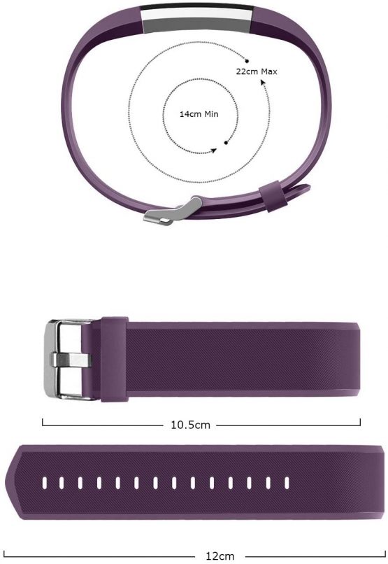 Delvfire ID115Plus HR Replacement Strap compatible with ID115Plus, ID115Plus HR and Pulse