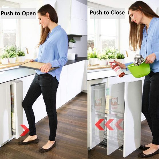 Jiayi Push to Open Door Catches 10 Pack Cupboard Magnetic Push Catch Latch Release for Kitchen Closet Door Closing Cabinet Push Open Touch Push Close Drawer Opener Wardrobe Closure Closer - Image 2