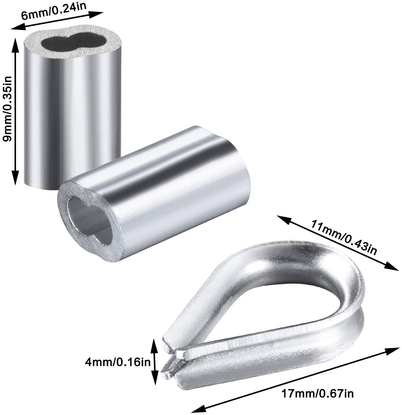 Cable Railing With Wire Rope Clips Hotop Picture Hanging Wire,Wire Rope Steel Cable Railing Kits Include ...