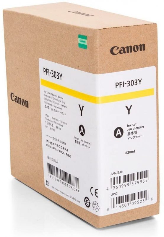 Canon PFI 303 Y - Ink tank - 1 x yellow