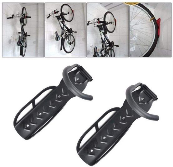 BERHICHAD Bicycle Holders Home Storage Rack Wall Mounted Hanger Hook 2 PCS