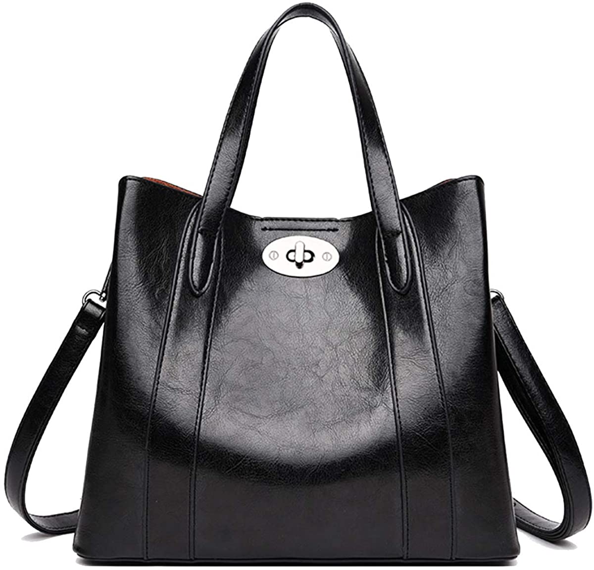 NIYUTA Crossbody Bag for Women Small Genuine Leather Women's Cross-Body Bags Khaki Crossbody Camera Bag Removable Wide Strap Shoulder Bag Purse