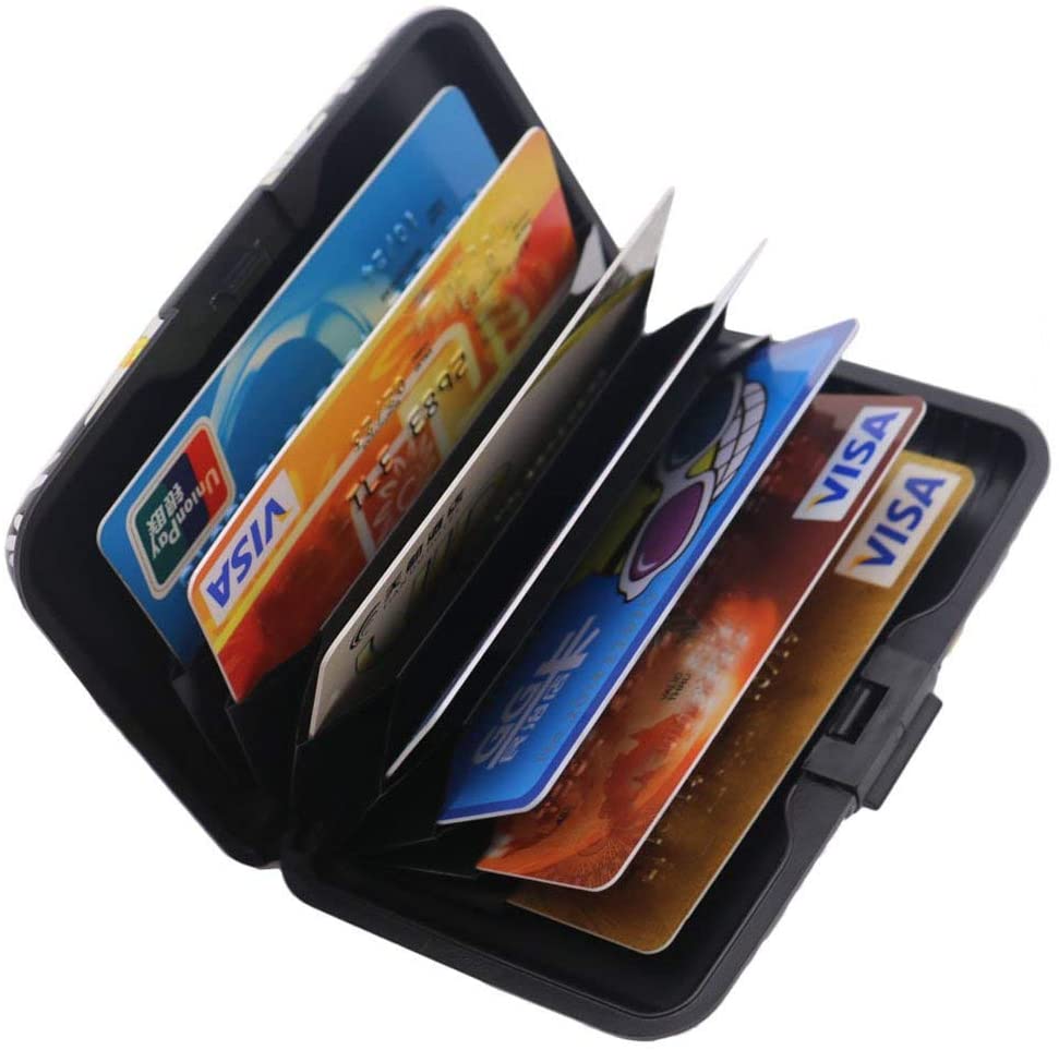 SOOKOO Aluminum RFID Blocking Credit Card Holder for Men Women - Aluminum Wallets - Cool Slim Metal Business Card Case (Color 15) - Image 4