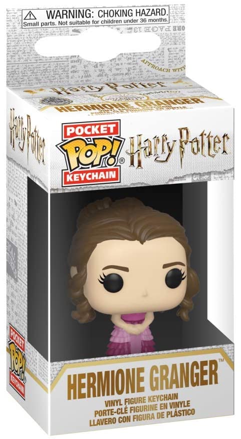 Funko Pop! Keychain: HP, Hermione Granger, (Yule), Harry Potter Novelty Keyring, Collectable Mini Figure, Stocking Filler - Image 2