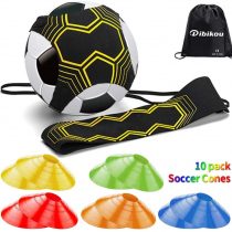 dibikou Football Kick Trainer Football Training Equipment for Kids and Adults Hands Free Solo Practice Perfect for Football Skills Improvement Fit for Balls Size 3 4 5