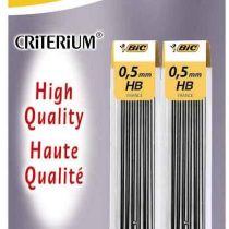 Bic Graphite Leads - 0.5 mm HB, 2 Blister Packs of 12 Leads