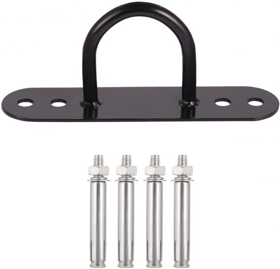 KYLIN SPORT Battle Rope Wall/Ceiling Mount Anchor Bracket Hook for Suspension Straps Crossfit Gymnastic Rings, Body Weight Strength Training Systems, Yoga Swings Hammocks, Boxing Equipment - Image 2