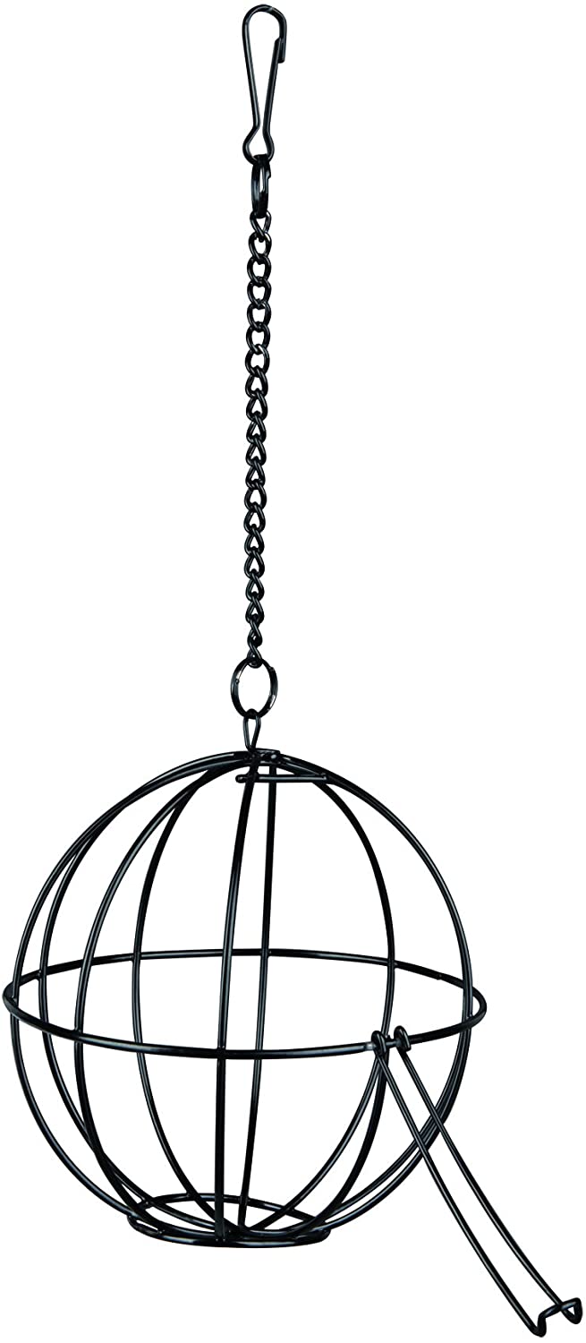 Trixie Food-Ball, 12 cm - Metal, Powder Coated, Provides Mental Stimulation for Birds, Natur