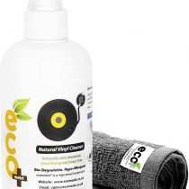 Ecomoist Vinyl Cleaner Kit 250ML with Fine Microfiber Towel, Made in The UK. Green Product.