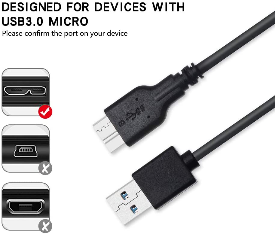 KUYIA Micro USB 3.0 Cable
