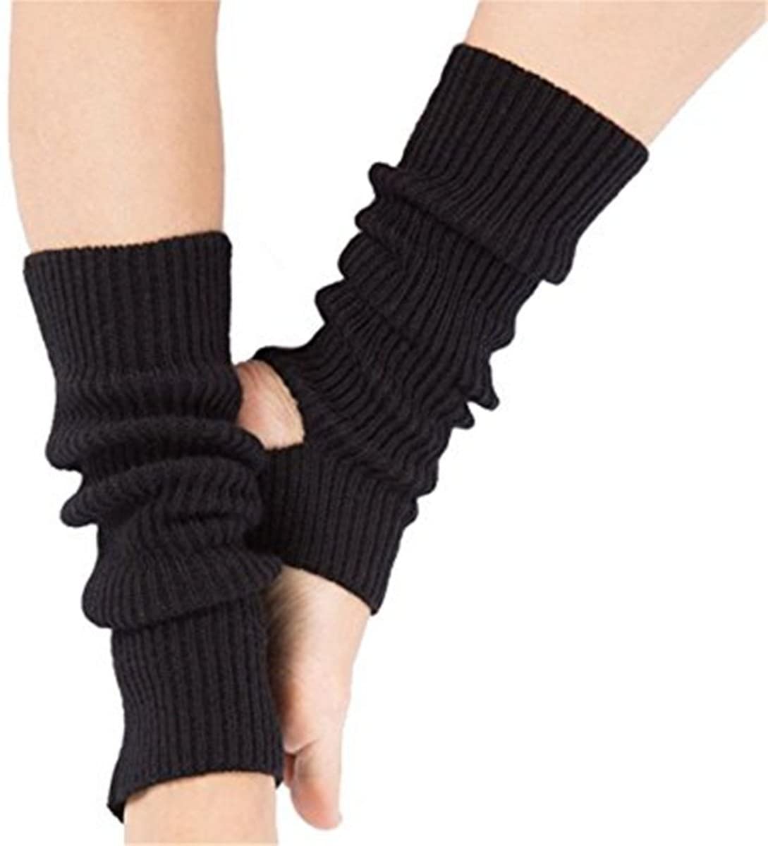 Leg Warmers for Women Knitted Long Woman Yoga Socks Sport Leg Warmers Gym Fitness Dancing Female Girls Daily Wear Exercising Keep Warm Latin Dance