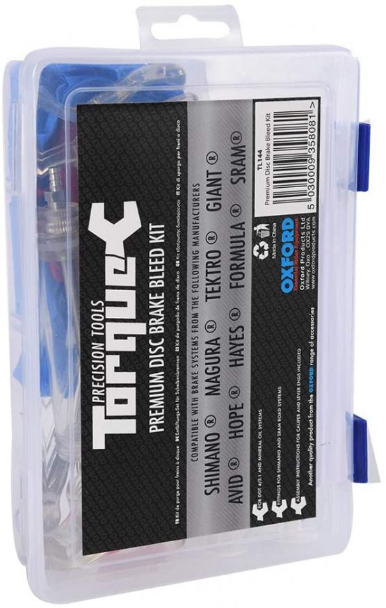 Oxford Unisex's TL144 Torque Premium Universal Bike Disc Brake Bleed Kit, Mixed, One Size - Image 2