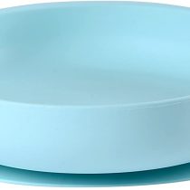 Béaba - Silicone Feeding Suction Plate - for Babies and Children - Blue