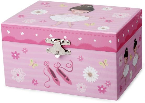 Taopu Keepsake Musical Jewelry Box with dancing Ballerina Girl Music Box Jewel Storage Case for Girls - Image 4