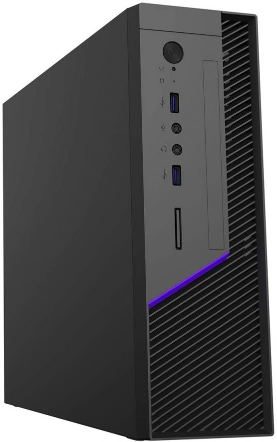 CiT MTX008B PC Case, Mini ITX, CE/EMI Approved Design, Game Max TFX 300W Power Supply Included, 80mm Front Fan Included, Designed With The Professional In Mind | Black