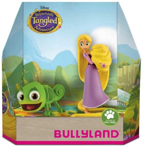 Bullyland 13461 - Toy Set Walt Disney Rapunzel - Rapunzel and Pascal, lovingly hand-painted figures, PVC great gift for boys and girls for imaginative play