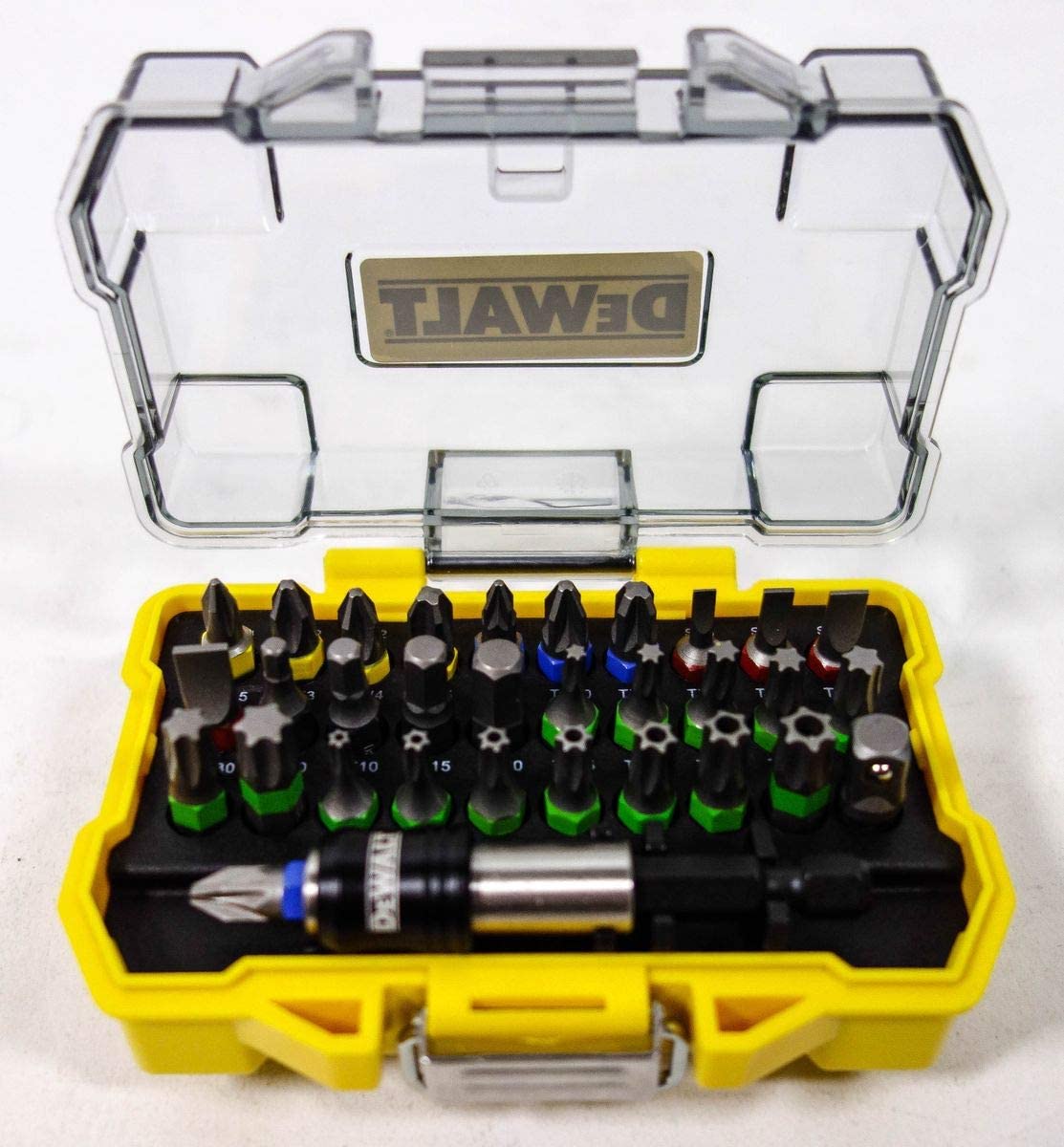 DEWALT Extra Small Tough Case High Performance Screwdriving Set 25mm (32pc), DT7969-QZ, Yellow, Variety Pack - Image 4